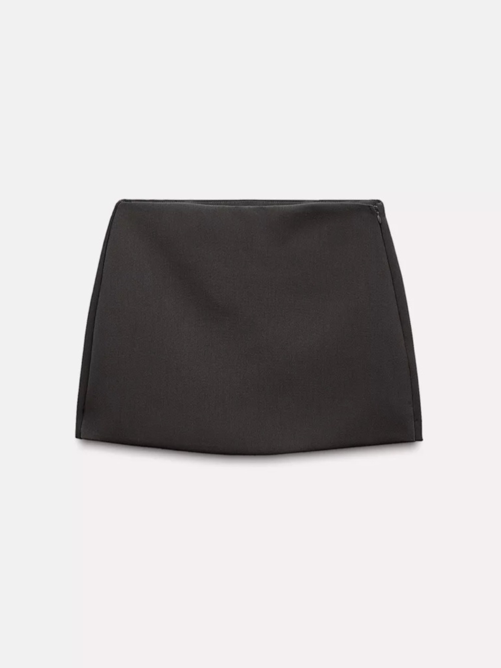 NWT Zara High-Waisted Skort in Anthracite Grey